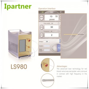 Ipartner LS980 다이오드 레이저 발산 시스템 완화